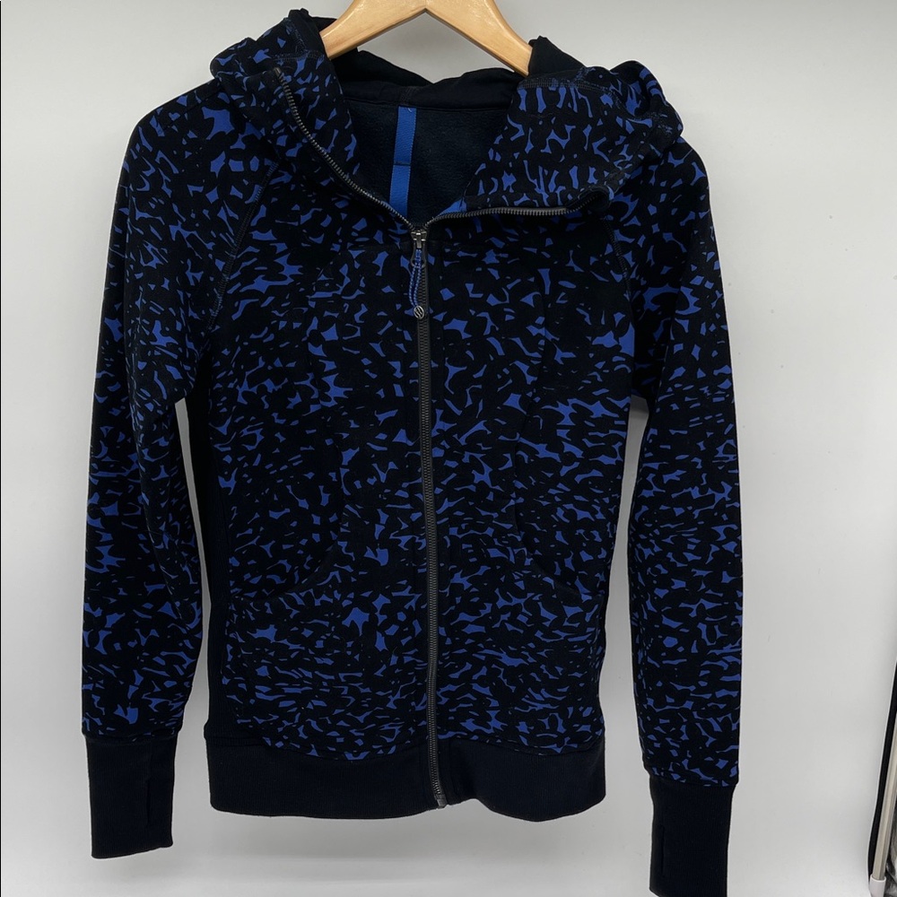 lululemon athletica Scuba Hooded Full Zip Woven Jacket Women Size 4